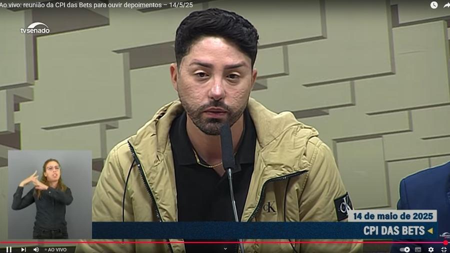 CPI das Bets: Rico Melquiades depõe no Senado e nega envolvimento com jogos ilegais