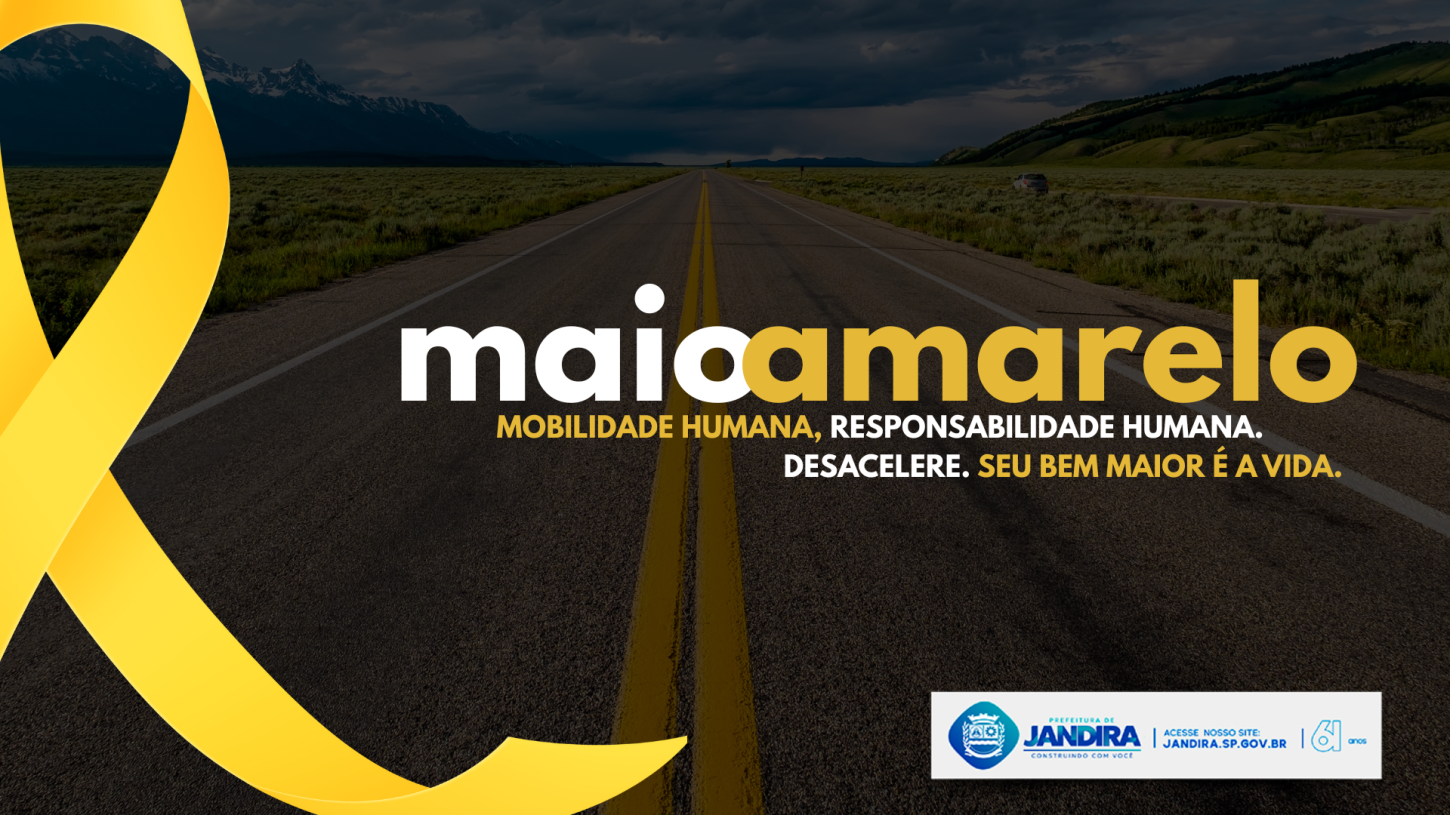 Maio Amarelo 2025: Jandira realiza ações educativas para promover segurança no trânsito e mobilidade humana