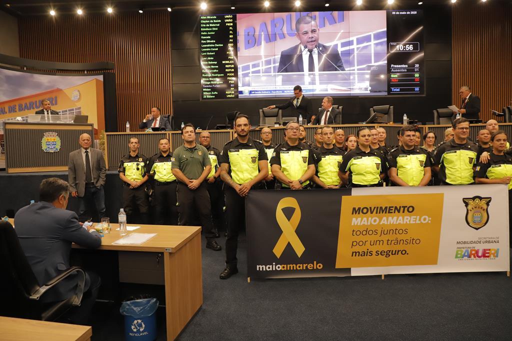 Maio Amarelo 2025 em Barueri alcança mais de 16 mil pessoas com ações de educação no trânsito