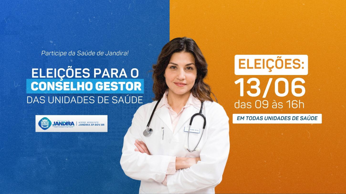 Participe das Eleições para o Conselho Gestor das Unidades de Saúde de Jandira