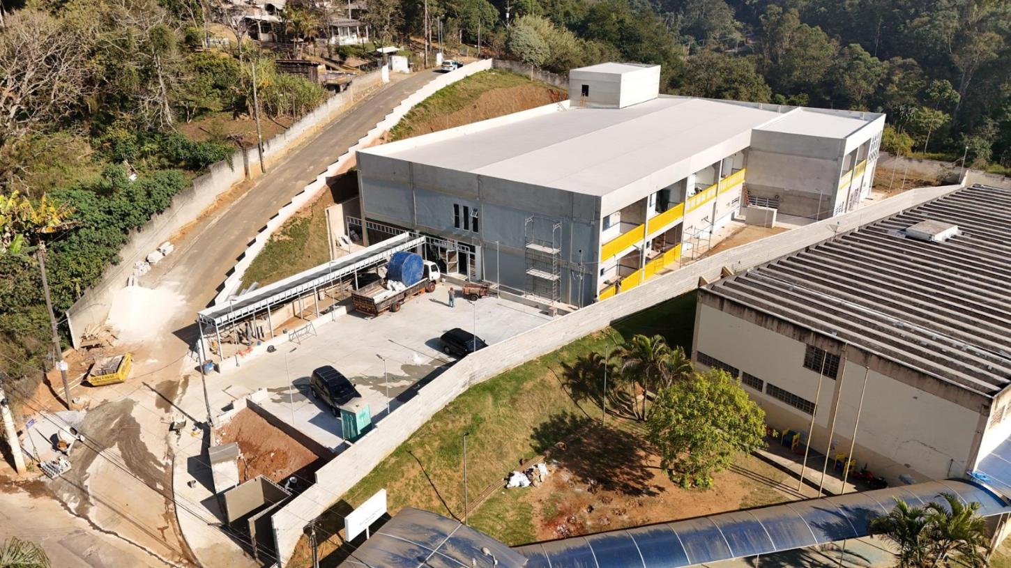 Novo colégio do Parque Jaguari, em Santana de Parnaíba, já tem 80% das obras concluídas
