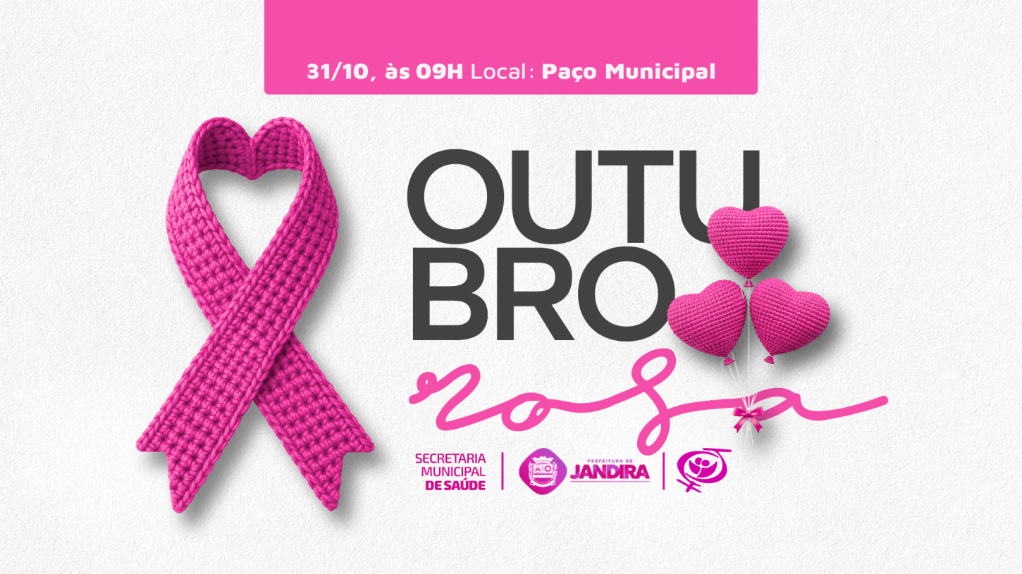 Jandira realiza evento especial do Outubro Rosa com palestras e conscientização sobre o câncer de mama