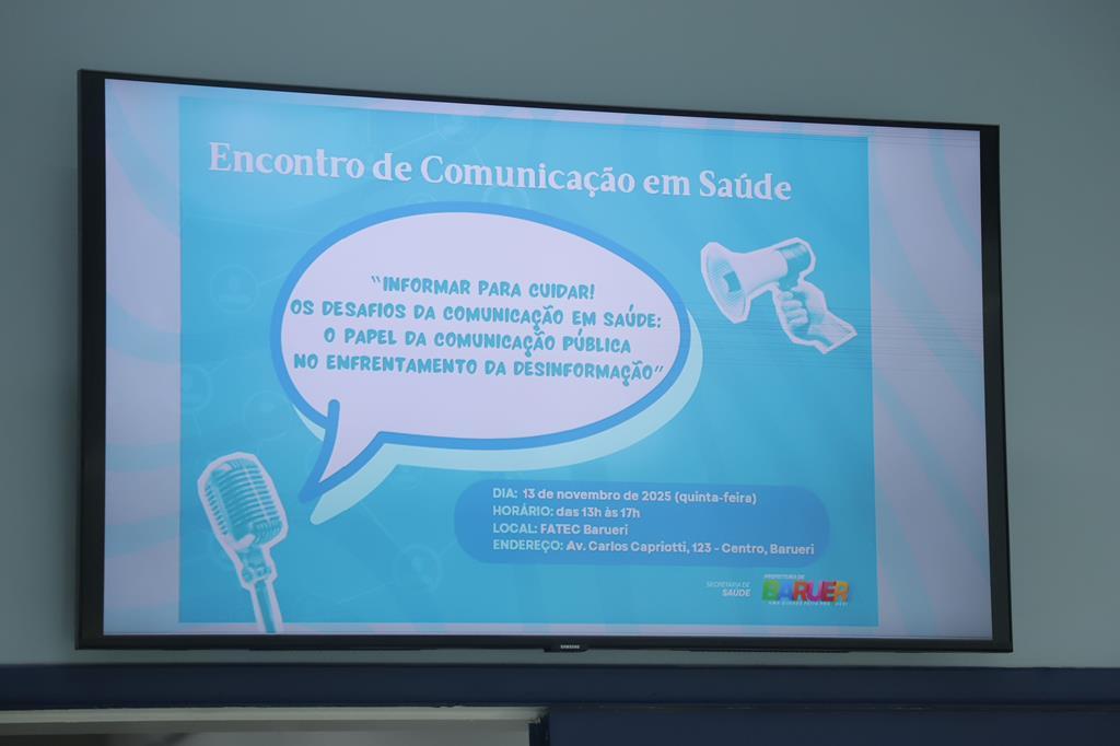 Barueri alerta para o impacto da desinformação na saúde pública